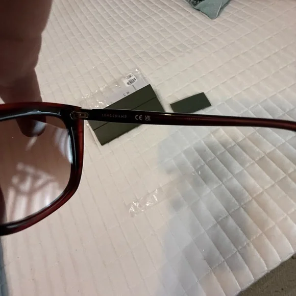 Longchamp Burgundy Women's Sunglasses - Picture 5 of 6